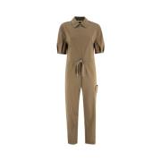 Panicale Jumpsuits Brown, Dam