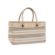 Burberry Vintage Pre-owned Canvas handvskor Multicolor, Dam