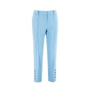 Ermanno Scervino Slim-fit Trousers Blue, Dam
