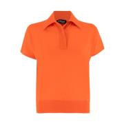 Kiton Polo Shirts Orange, Dam