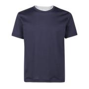 Eleventy T-Shirts Blue, Herr