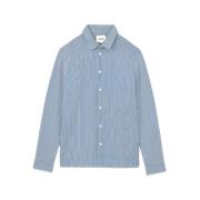 Noyoco Casual Shirts Blue, Herr