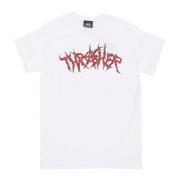 Thrasher Thorns Tee White Streetwear T-Shirt White, Herr