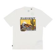 Element Dusk Tee Streetwear T-Shirt White, Herr