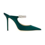 Jimmy Choo Heeled Mules Green, Dam