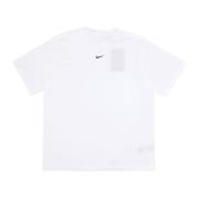 Nike Sportswear Essentials LBR Tee White/Black White, Dam