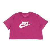 Nike Kaktusblomma Crop Icon T-shirt Pink, Dam