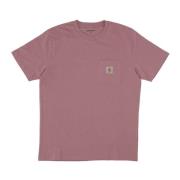 Carhartt Wip Ficka Tee Daphne Streetwear T-Shirt Pink, Herr