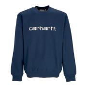 Carhartt Wip Squid/Salt Crewneck Sweatshirt Blue, Herr