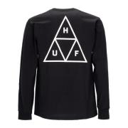 HUF Triple Triangle Långärmad T-shirt Set Black, Herr