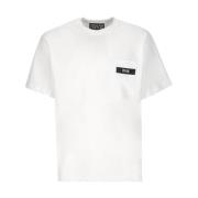 Versace Jeans Couture Vit Bomull Crew Neck T-shirt White, Herr