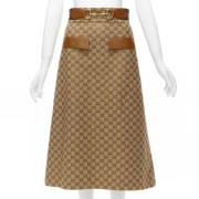 Gucci Vintage Begagnade Tygbyxor-Shorts-Kjolar Brown, Dam