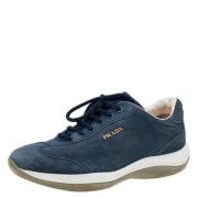 Prada Vintage Pre-owned Mocka sneakers Blue, Dam