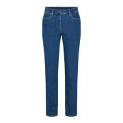 LauRie Slim-fit Jeans Blue, Dam