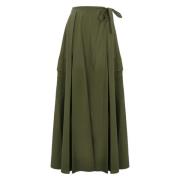 Twinset Maxi Skirts Green, Dam