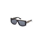 Guess Svart Ram Röklins Solglasögon Black, Unisex