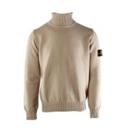 Stone Island Beige Bomullströja Beige, Herr