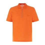 Salvatore Ferragamo Polo Shirts Orange, Herr
