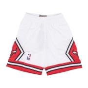 Mitchell & Ness NBA Swingman Basketball Shorts Original Team Colors Wh...