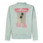 Palm Angels Sweatshirts Green, Herr