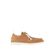 Panchic P19 Man's Lace-Up Shoe Suede Biscuit Brown, Herr