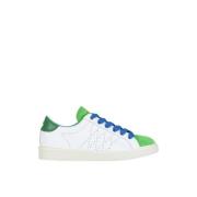 Panchic P01 Man's Lace-Up Shoe Leather Suede White-Magical Green-True ...
