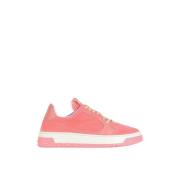 Panchic P02 Woman's Low-Top Sneaker Suede Leather Bubblegum Pink, Dam