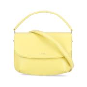 A.p.c. Gul Läder Axelväska Yellow, Dam