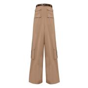 Aniye By Wide Trousers Brown, Dam