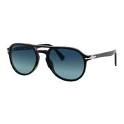 Persol Svarta och Blå Solglasögon Black, Unisex