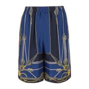 Versace Casual Shorts Blue, Herr