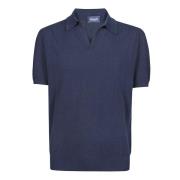 Drumohr Polo Shirts Blue, Herr