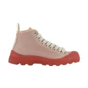 Panchic P03 Woman's Ankle Boot Linen Suede Powder Pink-Orange Pink, Da...