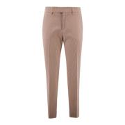 Berwich Slim-fit Trousers Beige, Dam