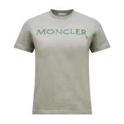 Moncler Maglia Maniche Corte Gray, Dam