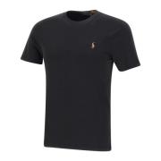 Ralph Lauren T-Shirts Black, Herr