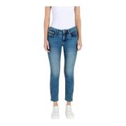 MAC Skinny Jeans Blue, Dam