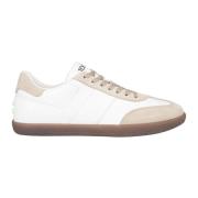 Tod's Casual Läder Sneakers Mastice/Bianco Multicolor, Herr