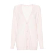 P.a.r.o.s.h. Blommig Persika Cardigan Pink, Dam