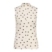 PS By Paul Smith Sleeveless Tops Beige, Dam