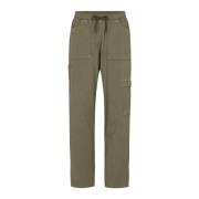 LauRie Straight Trousers Green, Dam