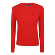 Polo Ralph Lauren Bright Hibiscus Långärmad Pullover Red, Dam