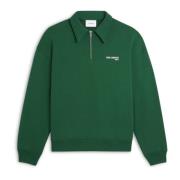Axel Arigato Remi Half-Zip Sweater Green, Herr