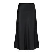 Juvia Midi Skirts Black, Dam