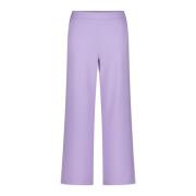 Raffaello Rossi Wide Trousers Purple, Dam