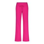 Raffaello Rossi Wide Trousers Pink, Dam