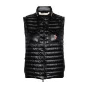 Moncler Quiltad Puffer Vest Black, Dam