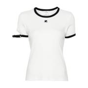 Courrèges T-Shirts White, Dam