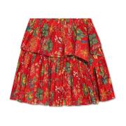Ulla Johnson Juno plisserad kjol Red, Dam