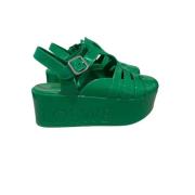 Loewe Pre-owned Pre-owned Plast sandaler Green, Dam